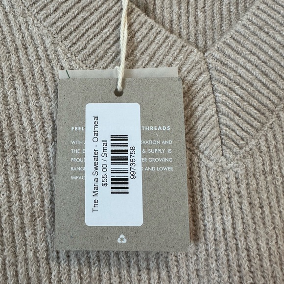 Cozy Beige Women's Sweater - Picture 2 of 5